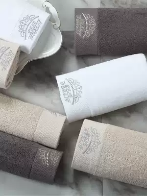 Hotel towel cotton wash face household small square towel cotton adult washcloth sweaty hand towel thickened 3 pieces