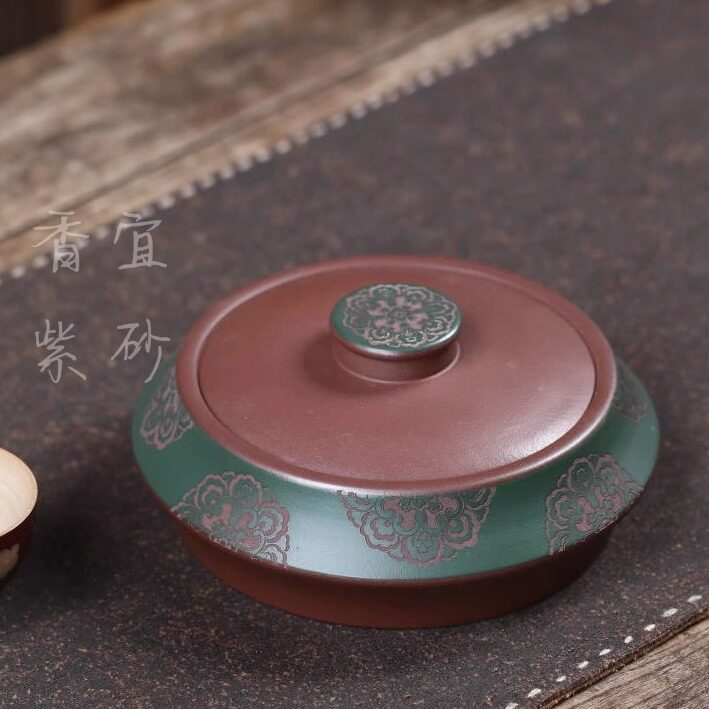 宜兴紫砂茶叶罐【合欢茶叶罐】精品家用散装茶仓防潮储存罐家用罐