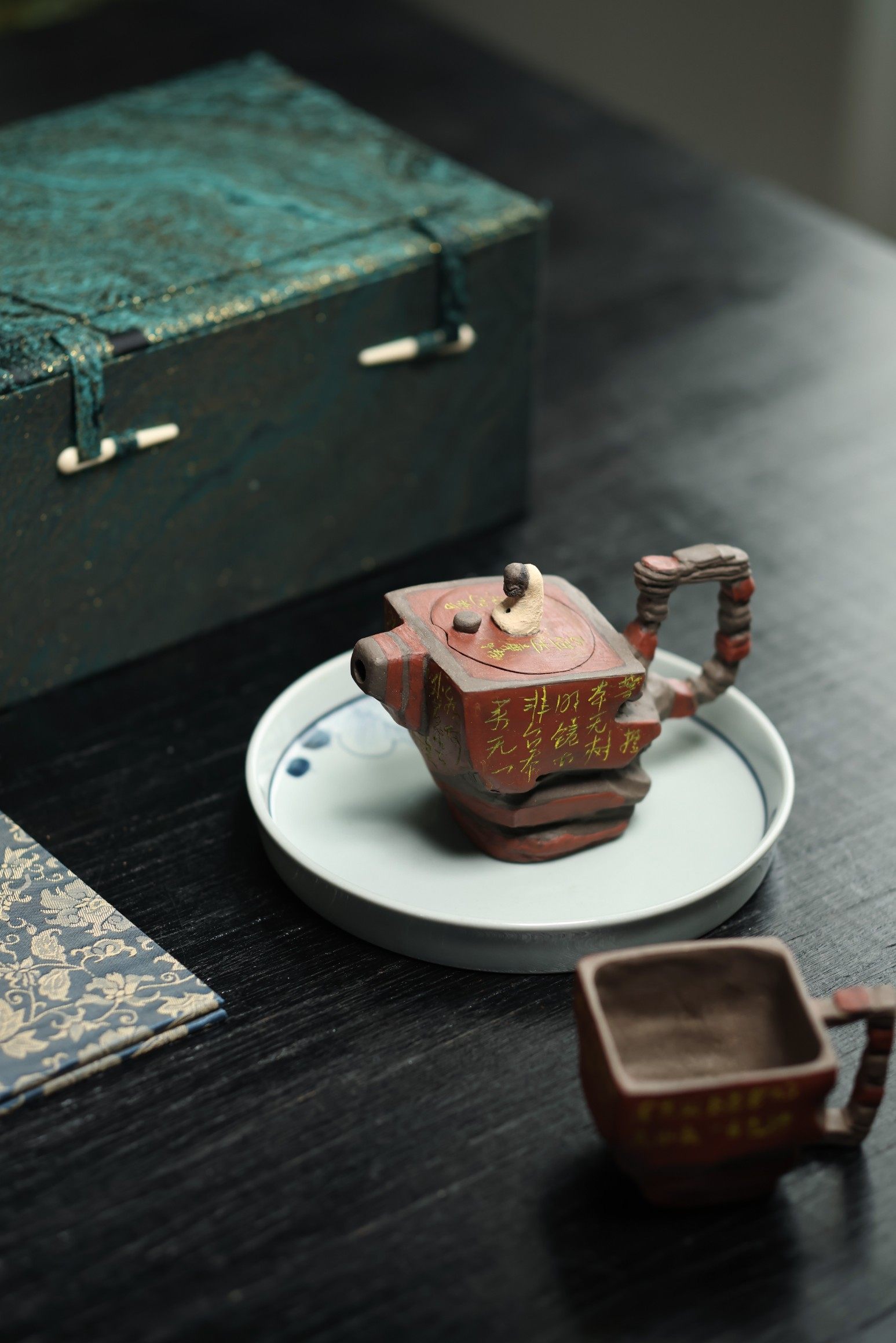 宜兴紫砂壶【观道壶茶杯】精品家用泡茶壶功夫茶具茶道创意款送礼