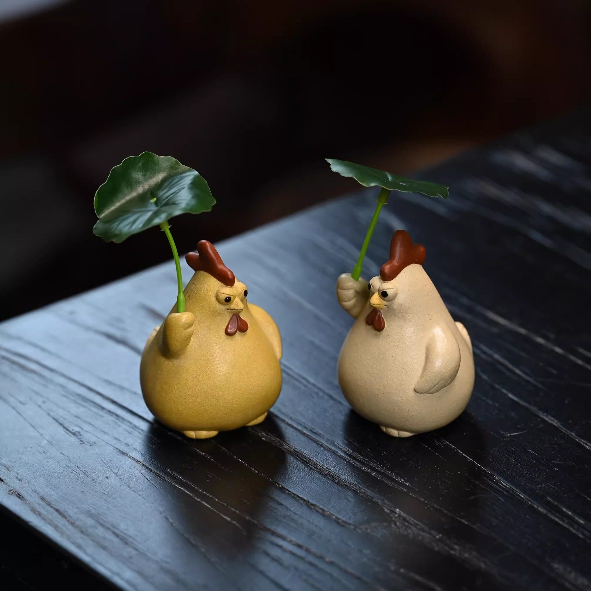 宜兴紫砂茶宠战斗鸡生肖鸡精品