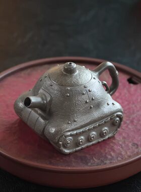 宜兴紫砂茶壶坦克壶精品泡茶壶