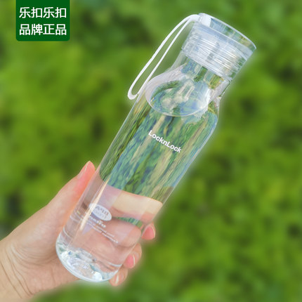 乐扣乐扣水杯子塑料夏天季2026男女学生便携tritan简约运动高颜值
