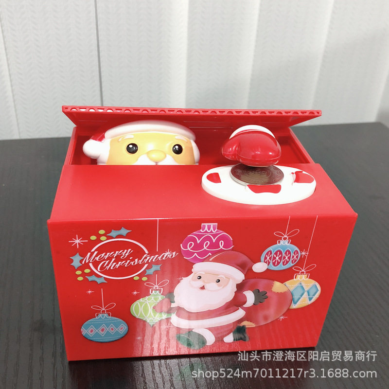 偷钱猫圣诞节礼物聚会玩具电动