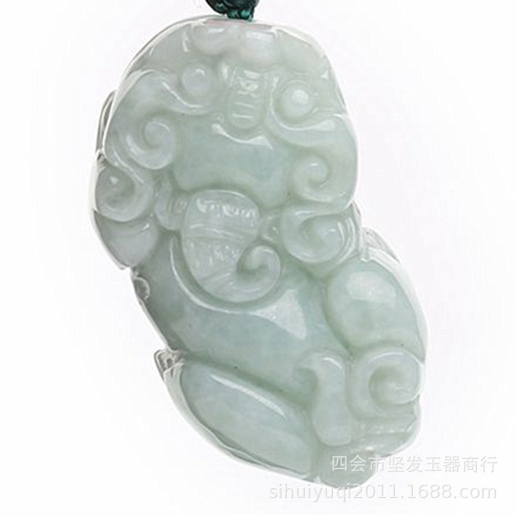 缅甸玉器翡翠大貔貅吊坠工艺品