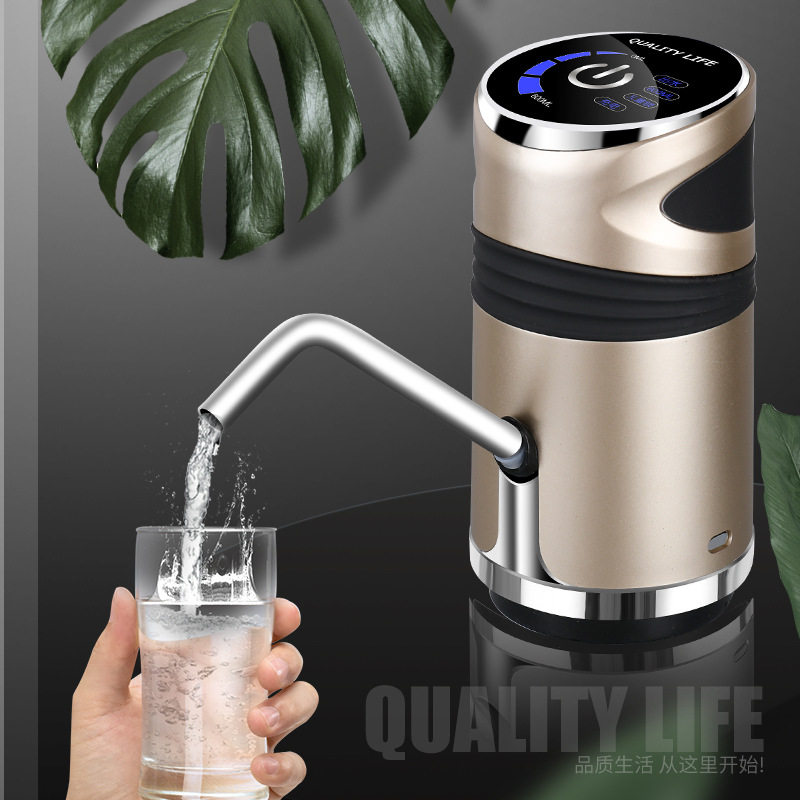 桶装水抽水器饮水机触摸屏小型