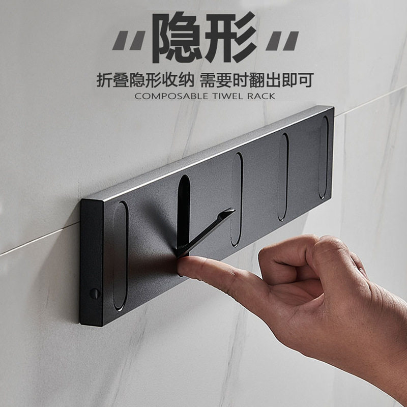 隐形挂钩门后试衣间玄关衣帽钩