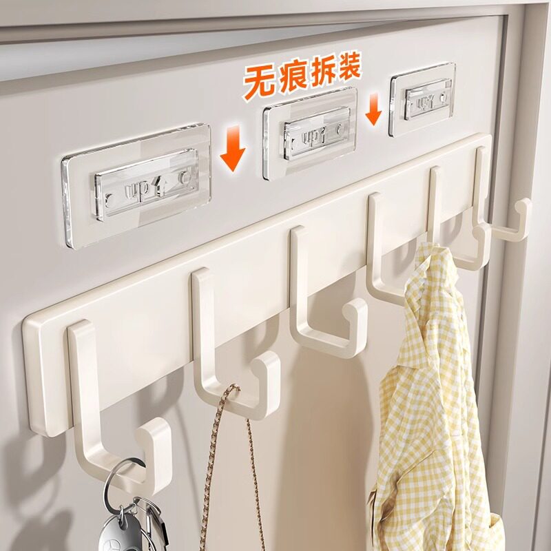 门后挂衣钩太空铝粘胶壁挂浴室