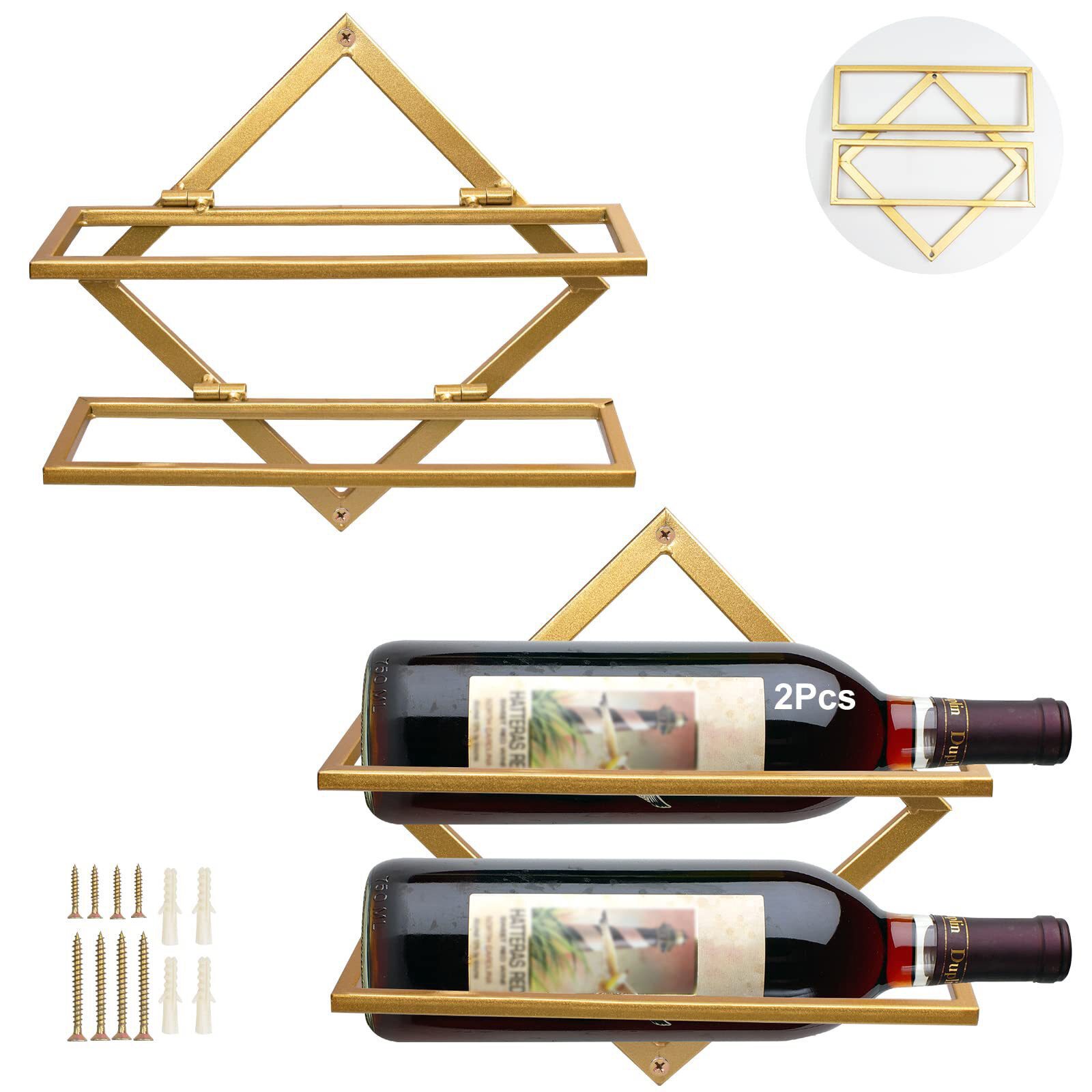 创意铁艺红酒架壁挂酒杯架倒挂