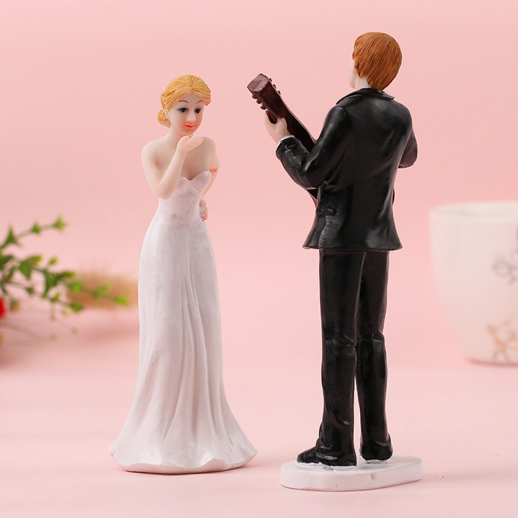 蛋糕装饰结婚用品树脂工艺品摆件