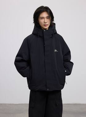 2025新款男连帽羽绒服90绒子潮流面包服外套高品时尚百搭99CM品牌