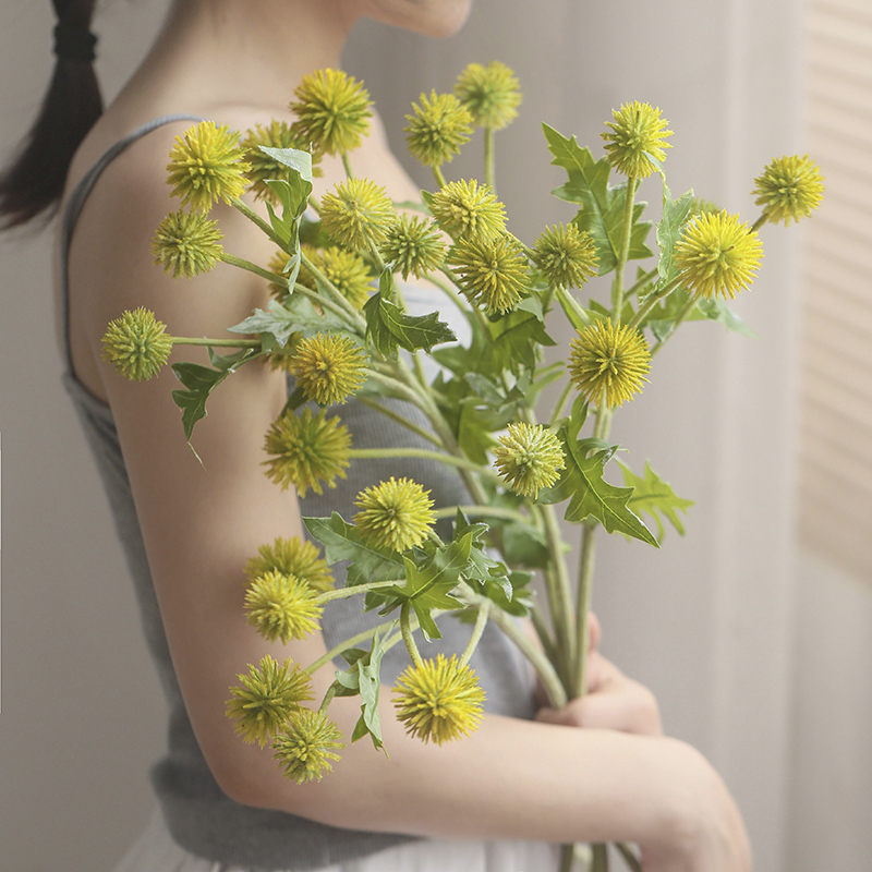 蓝星球仿真花刺芹假花