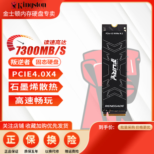 叛逆者固态硬盘1T KC3000 ps5笔记本SSD M.2 台式 金士顿NV3
