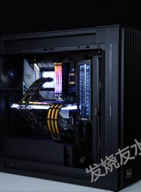 发烧友水冷|华硕ProArt PA602机箱 包网软管水冷方案 CPU显卡散热