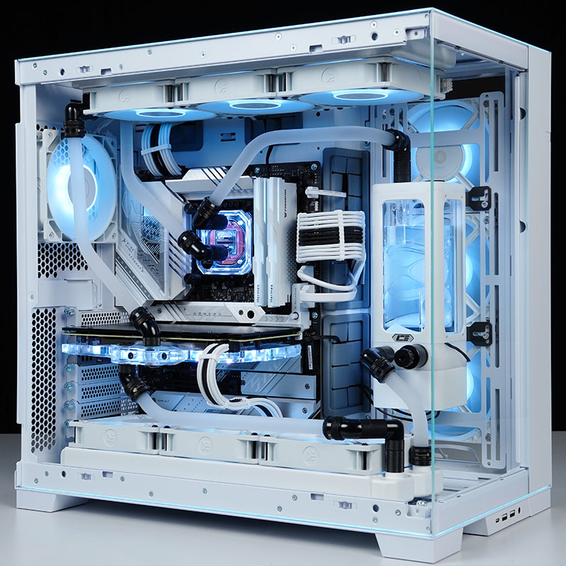 联力O11EVO机箱EKWB分体式水冷