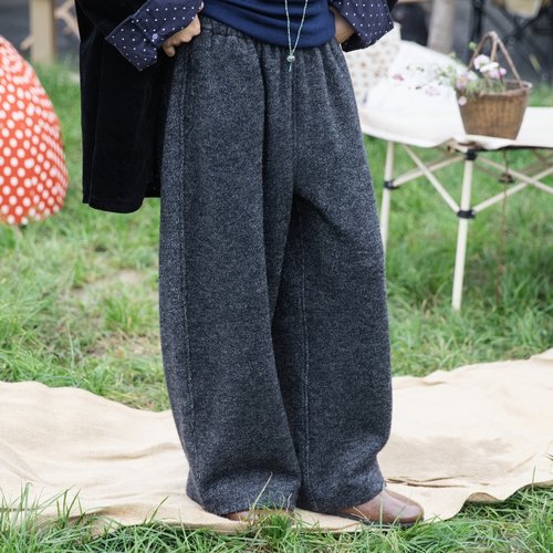 高腰宽松阔腿裤女春秋新款