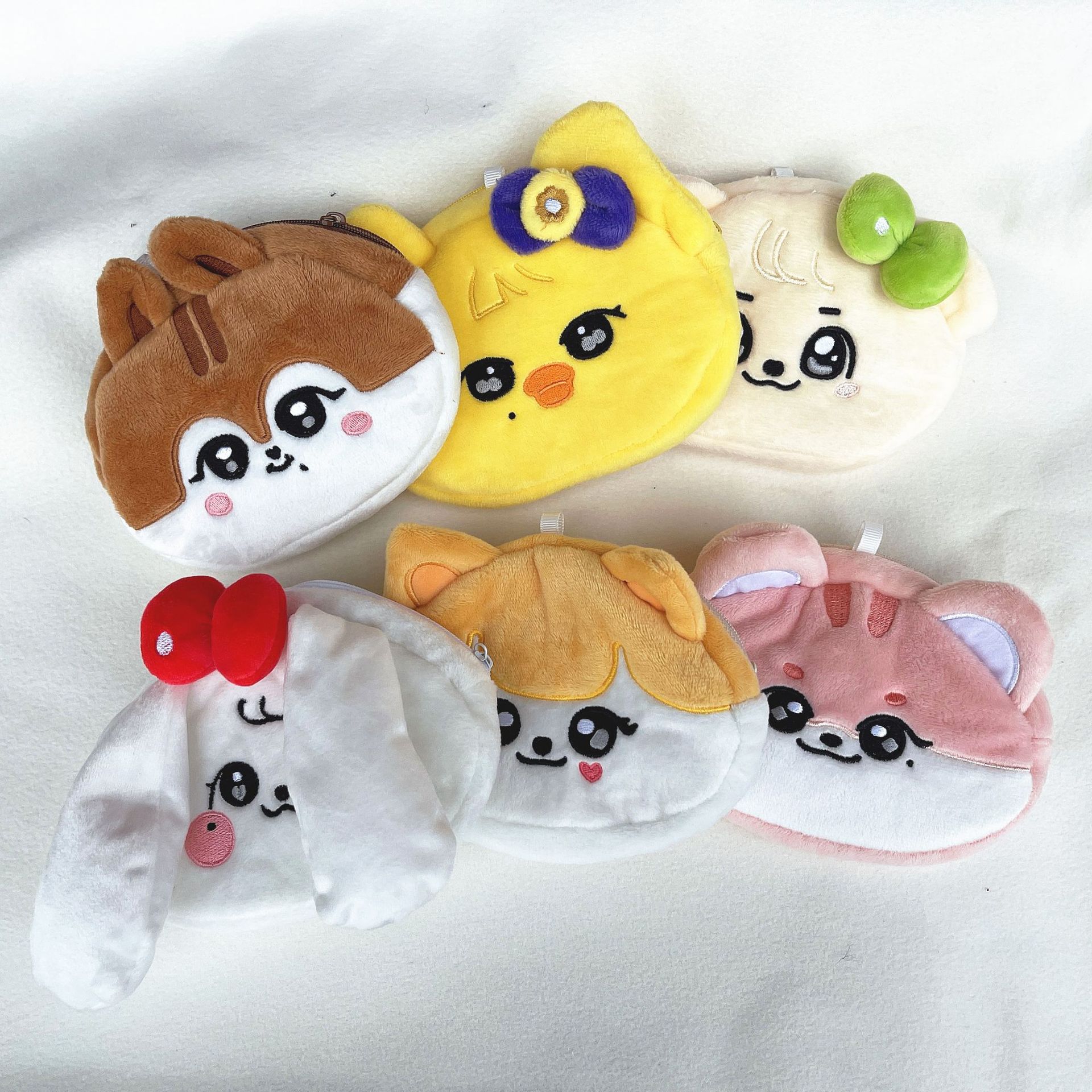 MINIVE PARK 张员瑛WONYONG 直井怜 金秋天LIZ 卡通零钱包包POUCH