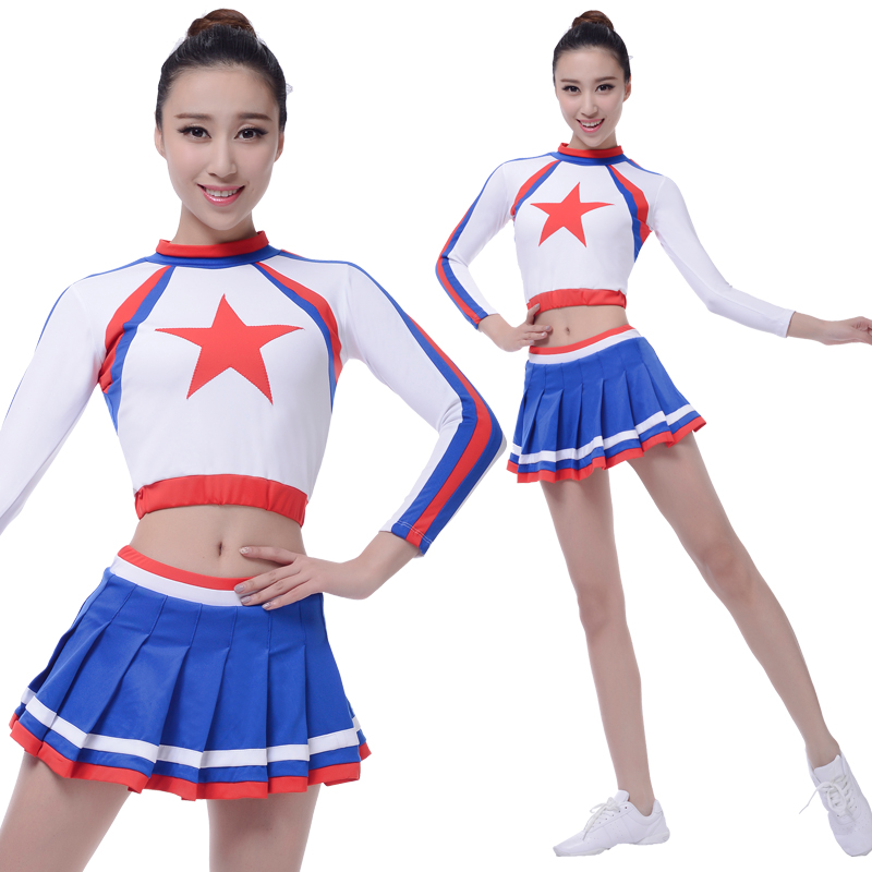 健美操服装广播体操演出服套装女啦啦操演出服儿童啦啦队服装定制