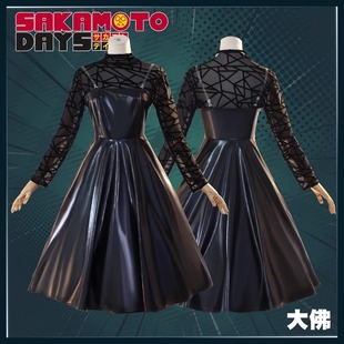 坂本日常大佛cos服无口少女动漫动画版cosplay服装女假发