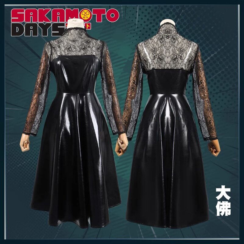 坂本日常大佛cos服无口少女动漫二次元cosplay服装男女假发
