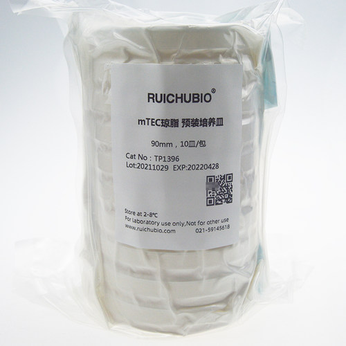 瑞楚生物 mTEC琼脂 预装培养皿 TP1396 90mm 10皿 包