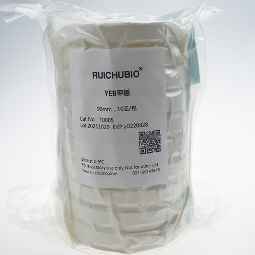 瑞楚生物 YEB平板  预装培养皿 T0005 90mm 10皿 包