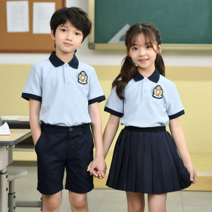 男女童校服儿童夏季学院风运动会服中小学生班服幼儿园幼师园服