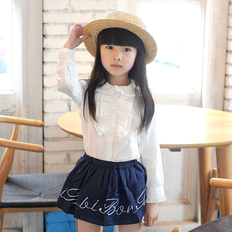 Chemise fille à manche longue - Ref 2085851 Image 3