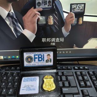 FBI真皮证件包邪恶力量Dean美剧迷Sam汉尼拔Hannibal周边