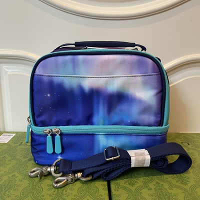 真香好货出口米国元旦手提斜挎双层保温包午餐包便当包午餐包冰包