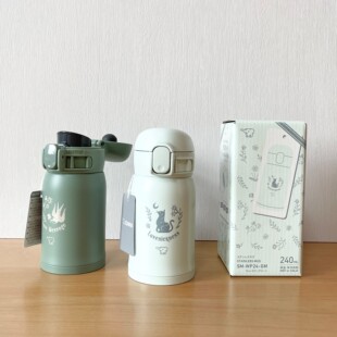 正品象印迷你水杯不锈钢儿童可爱日式水杯240ml日版正品弹盖WP24