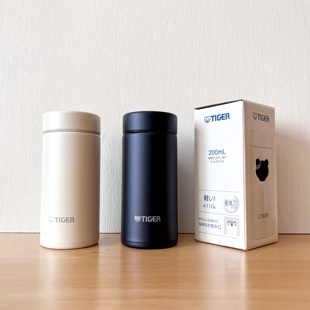 正品 口袋杯200ml日版 不锈钢保温杯 J21小容量Tiger迷你款 虎牌MMP
