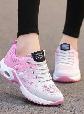 品牌回女鞋大码运动鞋女士气垫旅游鞋学生百搭软底跑步鞋42休闲鞋