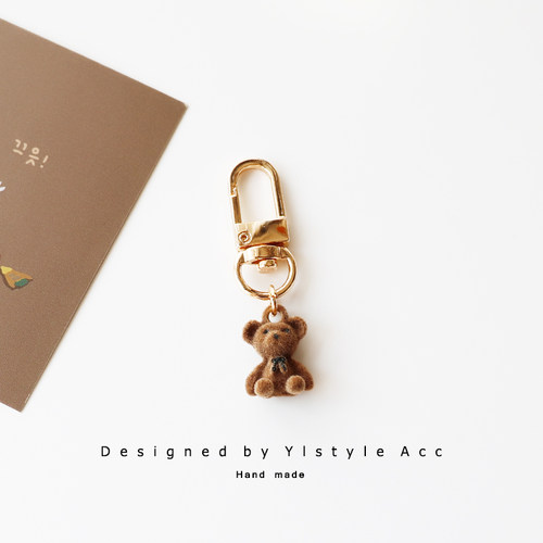 迷你合金立体小熊Airpods挂件