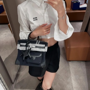 2025新款手工铂金包cargo头层牛皮swift皮拼帆布凯莉手提真皮女包