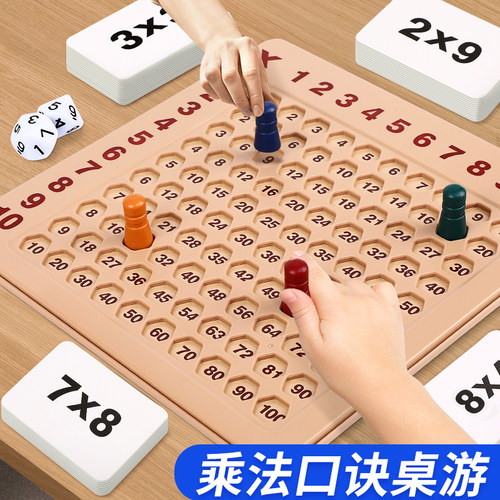 磁吸乘法学习盘口诀表背诵神器