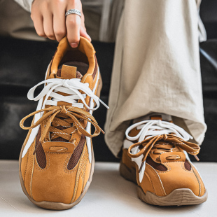 小众原创休闲德训潮鞋 阿甘男鞋 男士 透气网面潮牌运动赛车板鞋 夏季