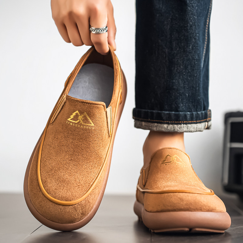 男鞋冬季潮流百搭运动休闲板鞋青少年软底一脚蹬复古小土豆勃肯鞋,流行男鞋,单鞋,淘宝优惠券,粉丝福利购,淘宝优惠卷