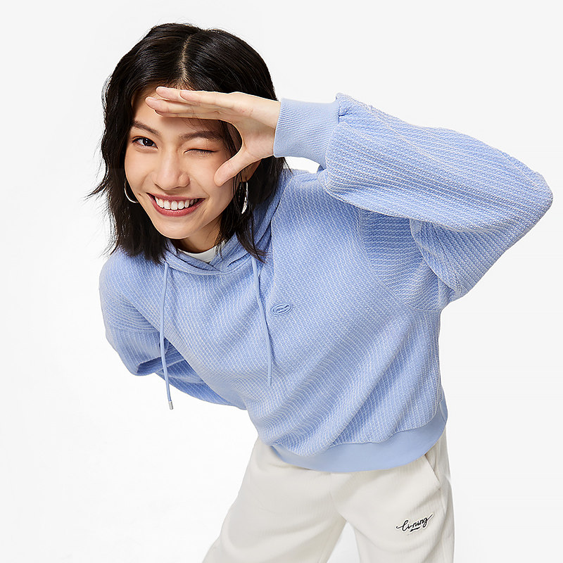 李宁正品运动潮流系列女子休闲连帽针织透气潮流纯色卫衣AWDU044,运动服/休闲服装,运动卫衣/套头衫,淘宝优惠券,粉丝福利购,淘宝优惠卷