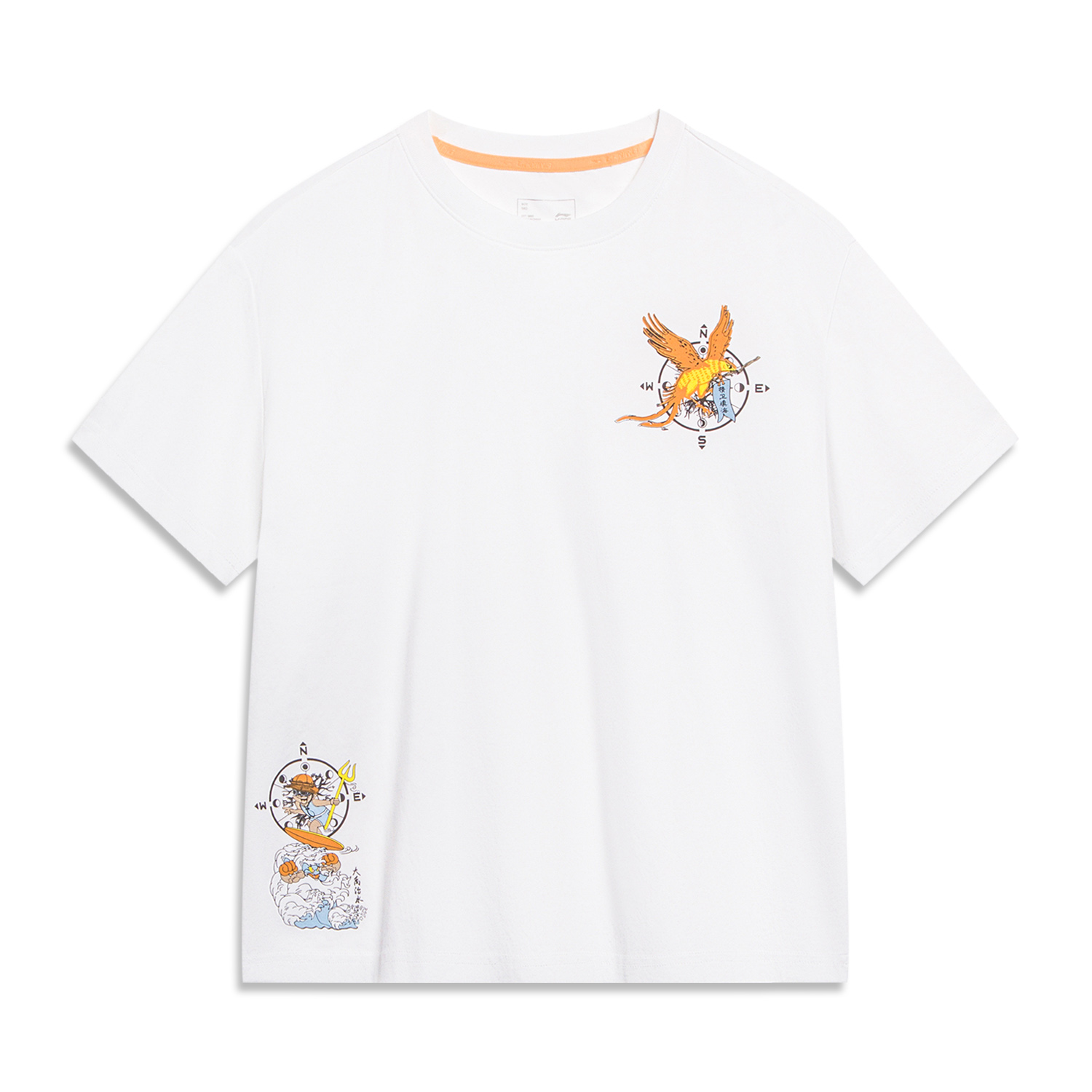 Lining/李宁正品夏季新款男童运动潮流系列透气短袖T恤YHST079