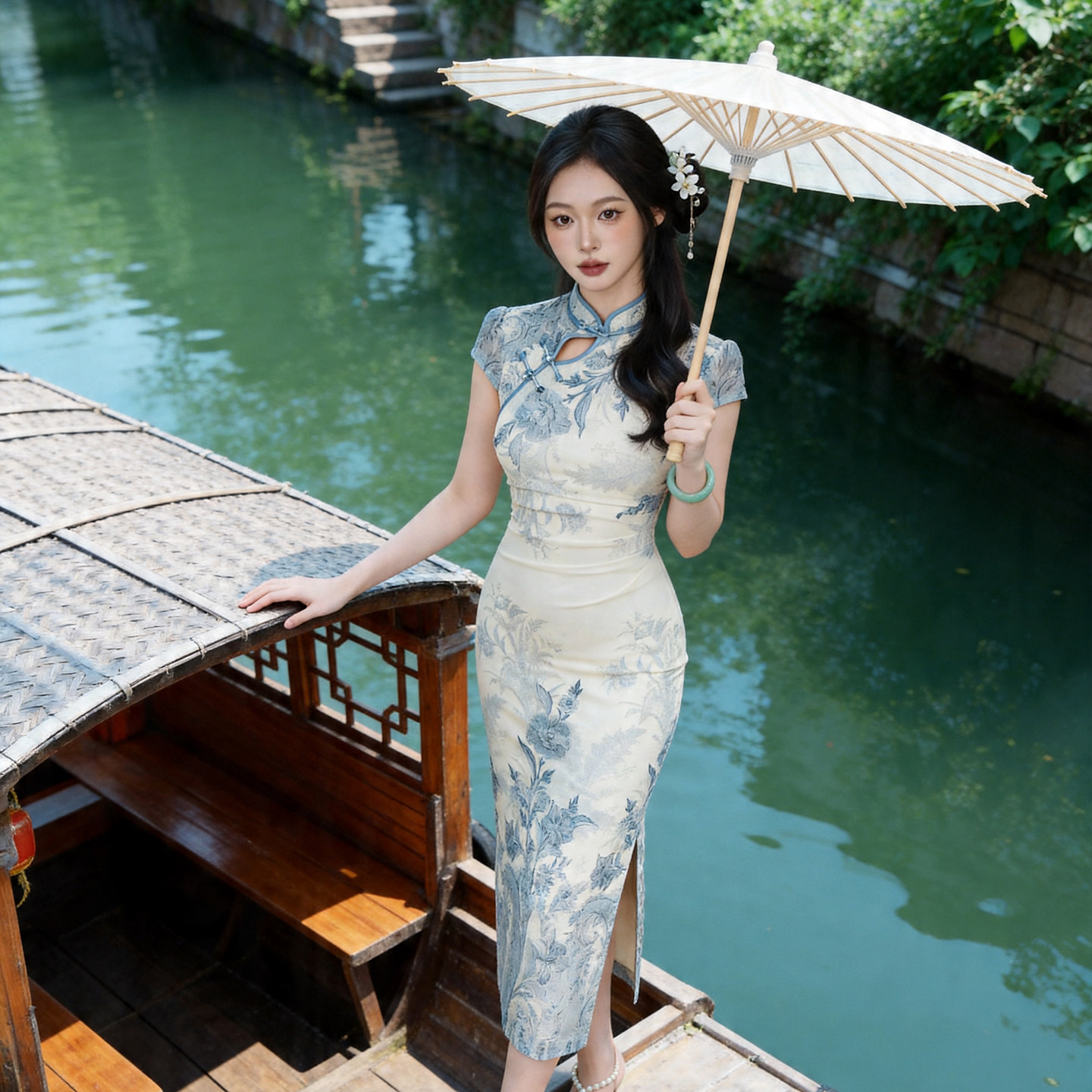 新中式年轻旗袍连衣裙