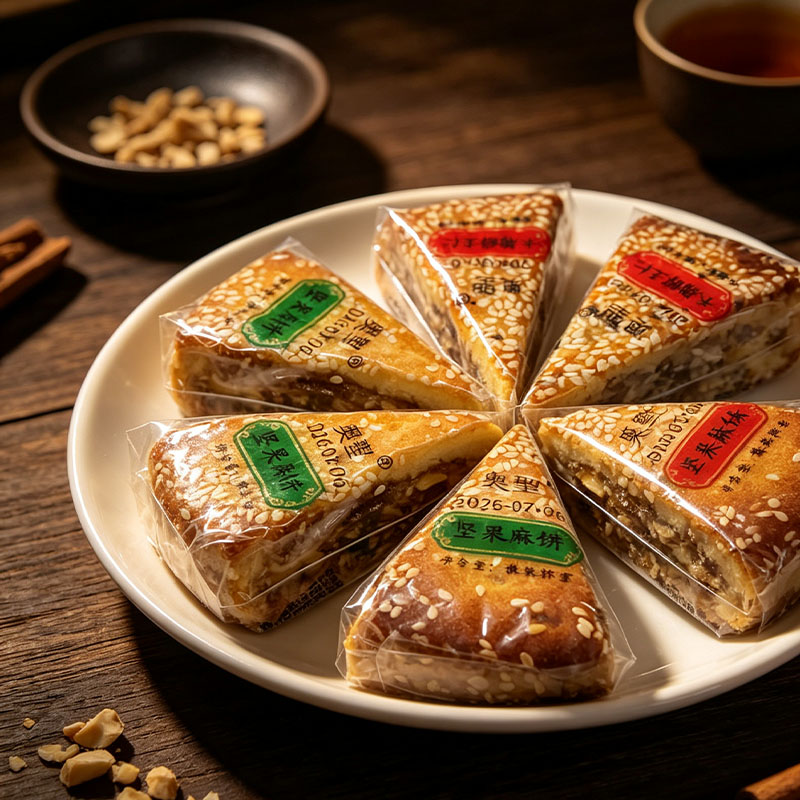 南部旺思麻饼苏式月饼传统中秋食品湖州特产烘烤糕点休闲零食