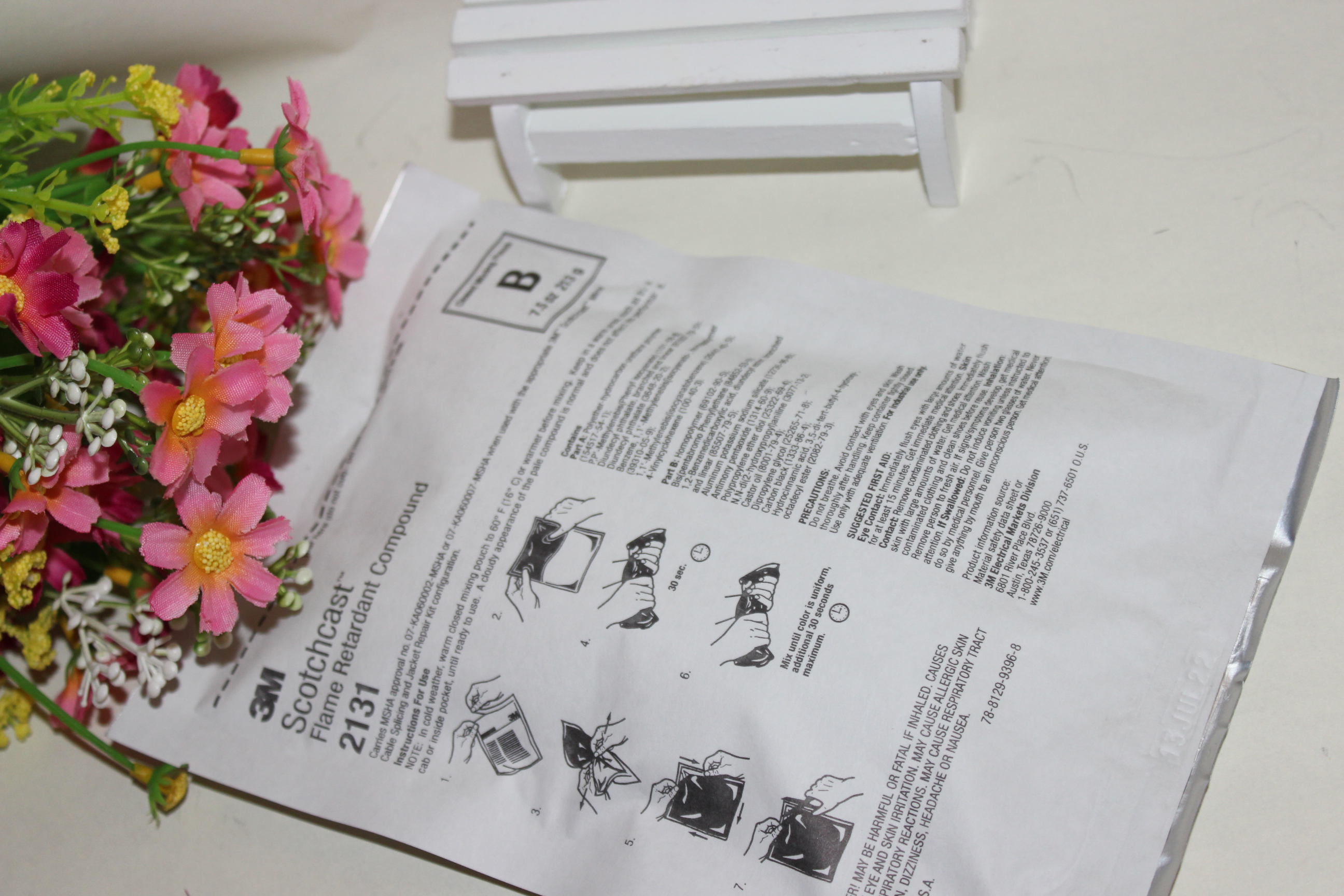 3M2131B电缆海缆修补胶冷补胶硫化胶船用阻燃性配Y型模具