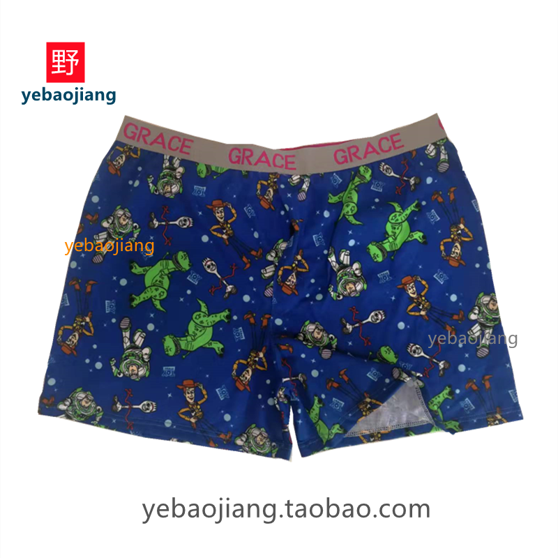 XXXL码 夏季家居裤短裤男潮热裤情侣纯棉大码睡裤男女卡通