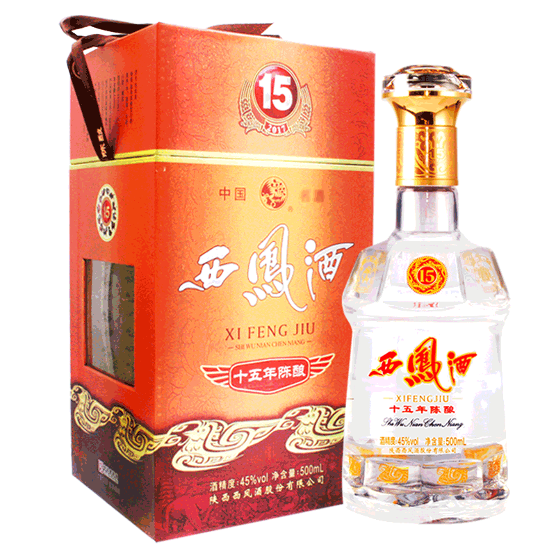 西凤酒45度十五年陈酿