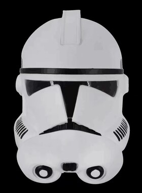 白兵暴风兵头盔PVC星球大战原力觉醒cosplay表演装扮白兵武士头盔