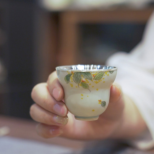 恋物志中式包银杯纯银999纯手工