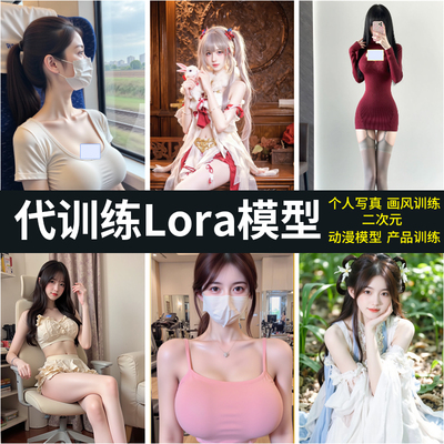 Lora模型代训练定制/Flux模型/炼丹炉安装/AI绘画ComfyUI/AI视频