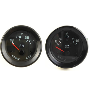 正品和平仪表12V24V农用车货车EQ153康明斯电压表车拖拉机电流表