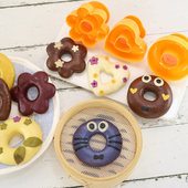 甜甜圈蛋糕模具面包圈卡通包子馒头模具全套装 烘焙工具 家用花式