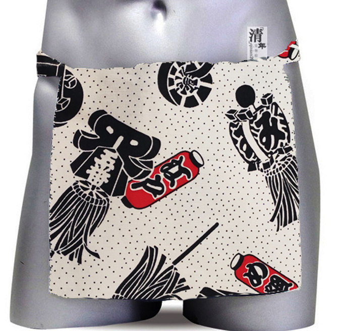 青年纯棉原创海浪日式和风六尺裤鬼太鼓ふんどし褌丁字裤男新款